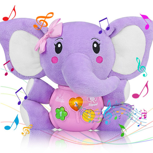 Aiduy Baby Toys 6 to 12 Months - 6 Months Old Plush Elephant Baby Toy Musical Infant Toys - Babies Light Up Toys for 1 Year Old Boy & Girl Newborn Baby Gift 0 3 6 9 12 Months Aiduy Baby Toys 6 to 12 Months - 6 Months Old Plush Elephant Baby Toy Musical Infant Toys - Babies Light Up Toys for 1 Year Old Boy & Girl Newborn Baby Gift 0 3 6 9 12 Months