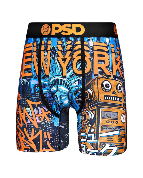 PSD Men's New York Boxer Briefs, Multi, XL