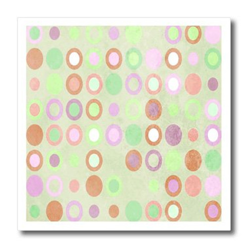 3dRose ht_29203_1 Retro Pastel Polka Dots-Iron on Heat Transfer for White Material, 8 by 8-Inch 3dRose ht_29203_1 Retro Pastel Polka Dots-Iron on Heat Transfer for White Material, 8 by 8-Inch