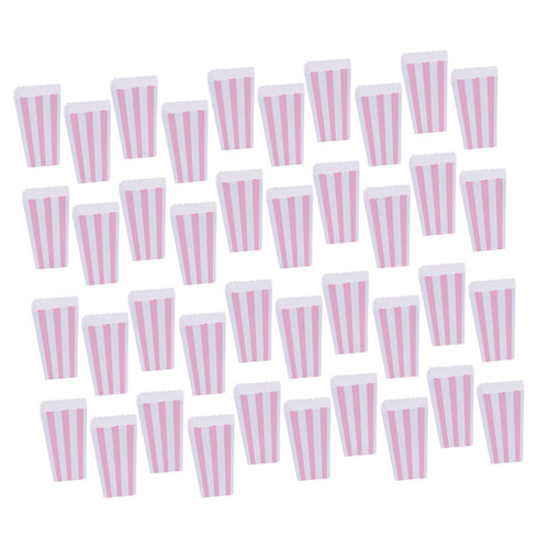 Gadpiparty 48pcs Box Popcorn Containers Popcorn Holders Paper Snack Container Paper Candy Container Popcorn Bags Popcorn Cups Disposable Containers Paper Supplies European and American