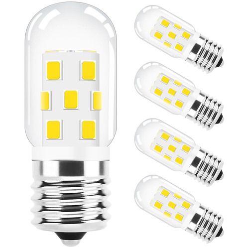 TAIYALOO E17 LED Bulb Dimmable Microwave Light Bulb 40W Incandescent Replacement for Over Stove Appliance,Refrigerator,Range Hood,120V 3W 380LM,Warm White 3000K,E17 Intermediate Base,Pack of 4 TAIYALOO E17 LED Bulb Dimmable Microwave Light Bulb 40W Incandescent Replacement for Over Stove Appliance,Refrigerator,Range Hood,120V 3W 380LM,Warm White 3000K,E17 Intermediate Base,Pack of 4