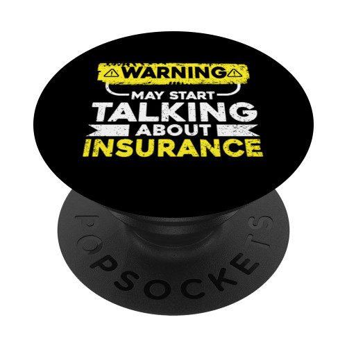 Insurance Sales Agent Men Women Insurance Consultant Broker PopSockets Standard PopGrip