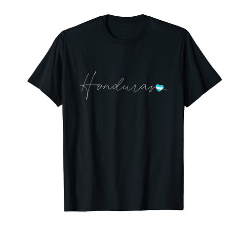 Honduras Simple Love Honduran Flag Heart on Honduras T-Shirt Honduras Simple Love Honduran Flag Heart on Honduras T-Shirt