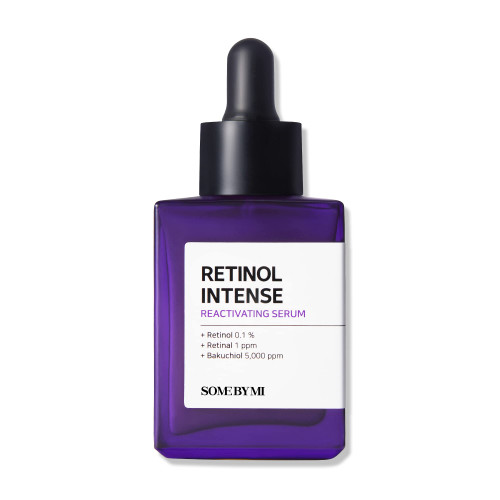 SOME BY MI Retinol Intense Reactivating Serum - 1.01Oz, 30ml - Mild 0.1% Retinol Serum for Glass Skin and Anti-Aging - Improvement of Post Acne Marks, Skin Texture and Elasticity - Korean Skin Care SOME BY MI Retinol Intense Reactivating Serum - 1.01Oz, 30ml - Mild 0.1% Retinol Serum for Glass Skin and Anti-Aging - Improvement of Post Acne Marks, Skin Texture and Elasticity - Korean Skin Care