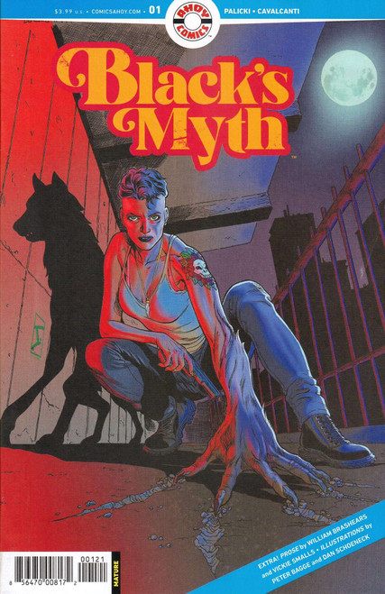 Black's Myth #1A VF/NM ; Ahoy comic book | 1:3 variant