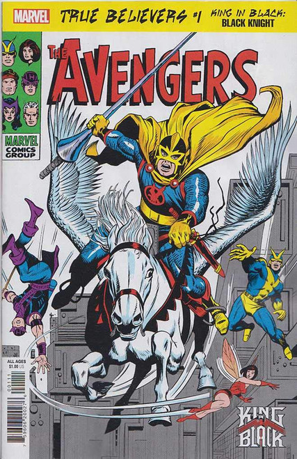 True Believers: King in Black-Black Knight #1 VF ; Marvel comic book