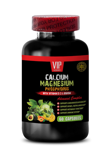 Calcium Supplements for Women - Calcium Magnesium Phosphorus with Vitamin D-3 & Boron - Bone and Joint Health for Women, 1 Bottle (60 Capsules) Calcium Supplements for Women - Calcium Magnesium Phosphorus with Vitamin D-3 & Boron - Bone and Joint Health for Women, 1 Bottle (60 Capsules)