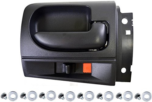 PT Auto Warehouse CH-2454A-RH - Inside Interior Inner Door Handle, Black - Passenger Side