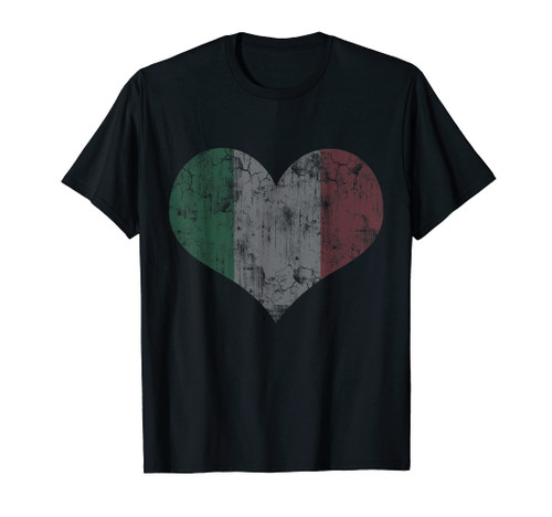 Italian Flag Heart Italy Italia Love Bella Men Women Kids T-Shirt Italian Flag Heart Italy Italia Love Bella Men Women Kids T-Shirt