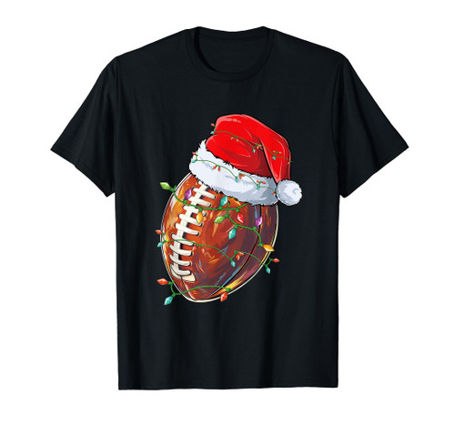 Christmas Football Team Santa Sports Design For Men Boys T-Shirt Christmas Football Team Santa Sports Design For Men Boys T-Shirt