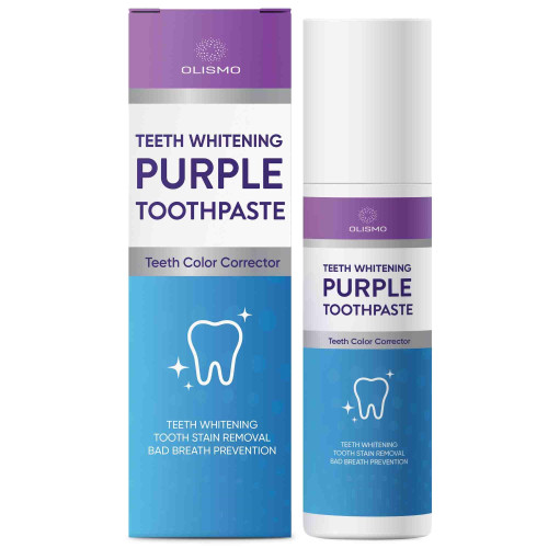 Purple Toothpaste Whitening, Color Change Toothpaste, Teeth Color Corrector Purple, Color Corrector Purple Toothpaste, Whitening Toothpaste, Purple Teeth Whitening, Teeth Whitening Purple 1fl oz