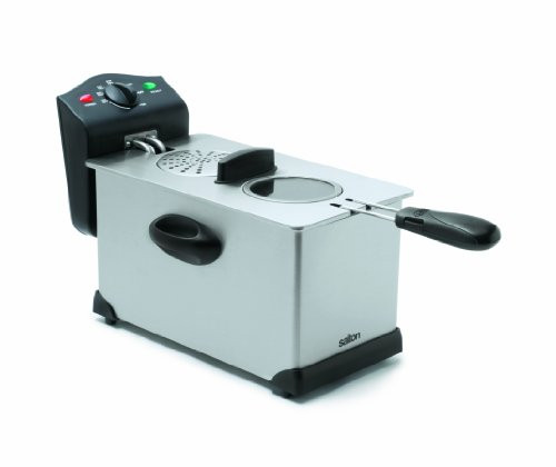 Salton DF1233 Stainless Steel Easy Cleen Deep Fryer, 3-Liter