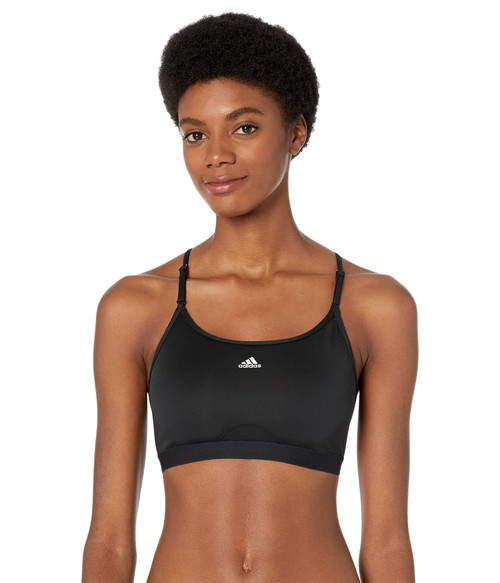 adidas Women's Training Light Support Good Level Bra Padded, Black, X-Large DD