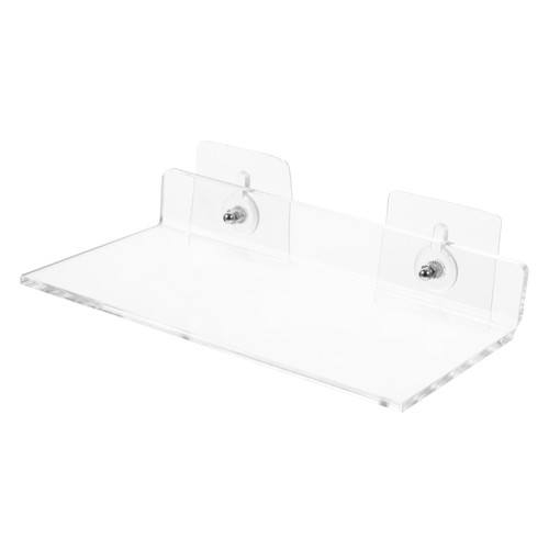 Garneck Display Rack Acrylic Display Shelf Clear Floating Shelf Wall Shelf Floating Wall Mounted Shelf Wall Organizer Wall Mount Shelves Floating Shelves Invisible Kitchen Supplies
