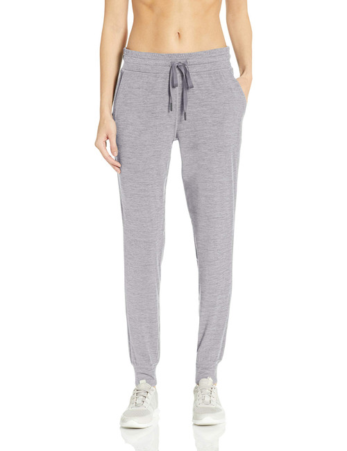 Amazon Essentials Women's Brushed Tech Stretch Jogger Pant (Available in Plus Size), Grey Space Dye, 1X