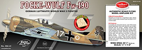 Guillow's Focke-Wulf FW-190 Laser Cut Model Kit