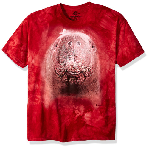 The Mountain Bf Manatee Adult T-Shirt, Red, Small The Mountain Bf Manatee Adult T-Shirt, Red, Small