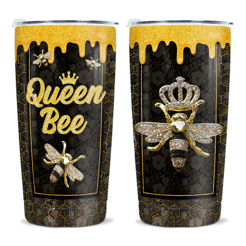 Wassmin Bee Tumbler Bee Lover Gifts For Women Girls Teen Bee Drawing Style Stainless Steel Insulated Tumblers Coffee Travel Mug Cup 20oz With Lid Birthday Christmas Presents Wassmin Bee Tumbler Bee Lover Gifts For Women Girls Teen Bee Drawing Style Stainless Steel Insulated Tumblers Coffee Travel Mug Cup 20oz With Lid Birthday Christmas Presents