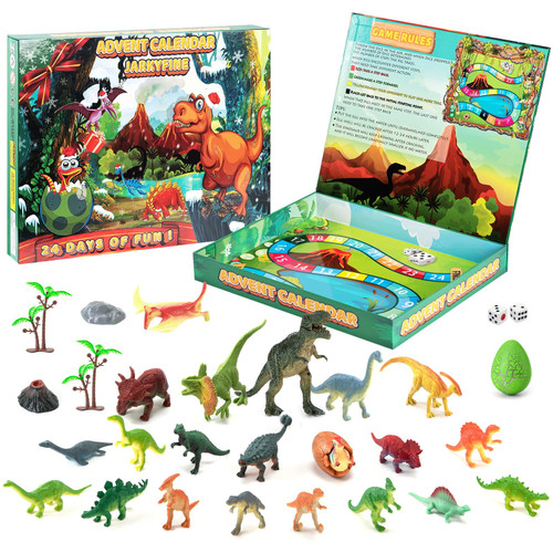 Dinosaur Advent Calendar 2023 for Kids, 24 Days Countdown Calendar to Christmas Advent Calendar 2023 Boys Christmas Advent Calendar Dino Toy Kits Christmas Gift for Boys Girls Kids