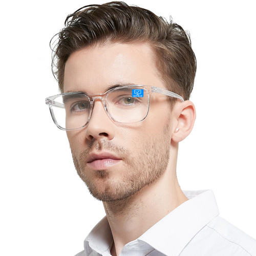 OCCI CHIARI Blue Light Blocking Reading Glasses for Men 1.0+ XL Clean Readers(1.0 1.25 1.5 1.75 2.0 2.25 2.5 2.75 3.0 3.5 4.0 5.0 6.0)