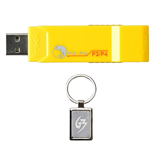 Gam3Gear Brook PS3 / PS4 to PS3 / PS4 Super Converter Controller Gaming Adapter with FREE Keychain