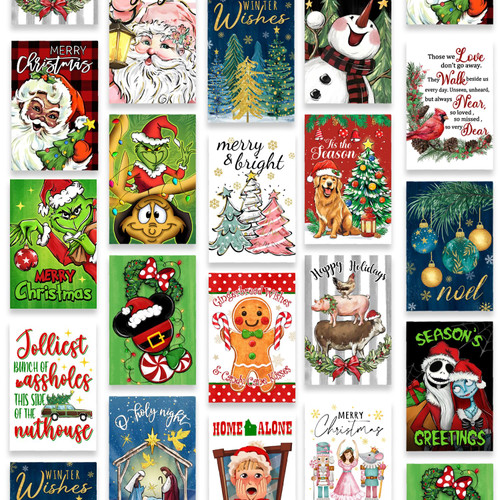 Auirre Christmas Cards Set - 36 Pack Merry Christmas Greeting Cards Boxed with Envelopes and Stickers for Sealing, 18 Assorted Designs Bulk Blank Cards Holiday Cards for Xmas 2024 New Years 5x7 Inch Auirre Christmas Cards Set - 36 Pack Merry Christmas Greeting Cards Boxed with Envelopes and Stickers for Sealing, 18 Assorted Designs Bulk Blank Cards Holiday Cards for Xmas 2024 New Years 5x7 Inch