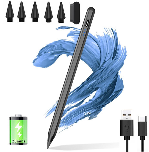 Fast Charge Pencil for Apple iPad Pen,Magnetic iPad Stylus Pen with Palm Rejection,Tilt Sense,Active Apple Pen Compatible with iPad 2018~2022,iPad 6-10,iPad Air 3-5,iPad Mini 5/6,iPad Pro