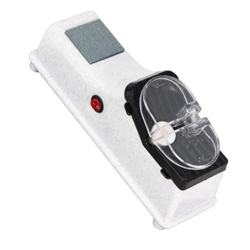 KICHOUSE Sharpener Electric Tool Household Tools Sharpening Tool Portable Kitchen Sharpener Household Sharpener Cutter Sharpener Whetstone Plastic Multifunction White