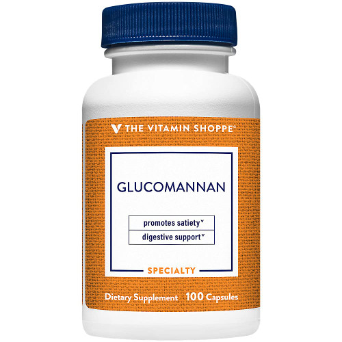 The Vitamin Shoppe Glucomannan 1.99GM, A Source of Soluble Fiber from Konjac Root, Supports Feeling of Fullness, Helps Maintain Blood Glucose Levels Already Within The Normal Range (100 Capsules)