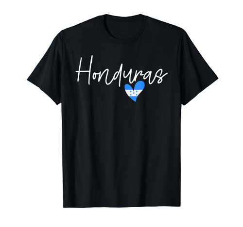 Honduras Heart Honduran Flag Hondurans Man Woman kid T-Shirt