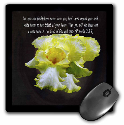 3dRose LLC 8 x 8 x 0.25 Inches Mouse Pad, Love and Faithfulness (mp_42968_1)