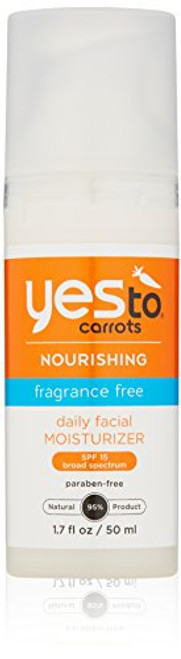 Yes To Carrots SPF 15 Fragrance-Free Daily Moisturizer, 1.7 Fluid Ounce