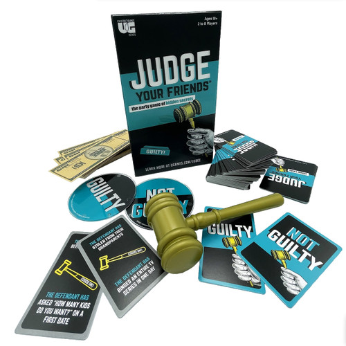 Judge Your Friends, The Hilarious Party Game of Hidden Secrets and Scenarios, Perfect for Game Night with Friends Ages 18 and Up, for 2 or More Players from University Games