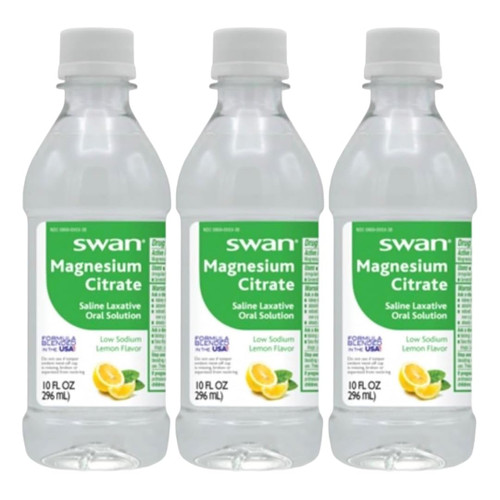 Deal Dave Swan Lemon Magnesium Citrate Oral Solution 10 oz, (3 Pack)