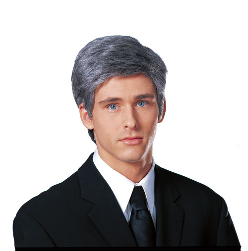 Costume Culture Men's Commander In Chief Wig, Grey, One Size