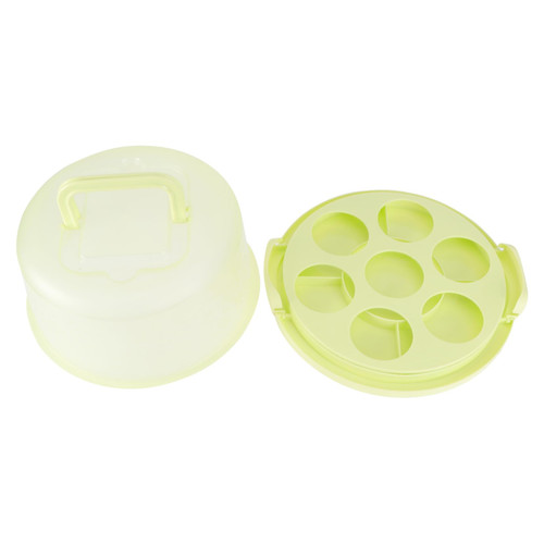 FUNOMOCYA 1Pc Box portable cake box cupcake storage containers cupcake containers clear container with lid cake carrier with handle cake server with lid travel vegetable pp Storage tank