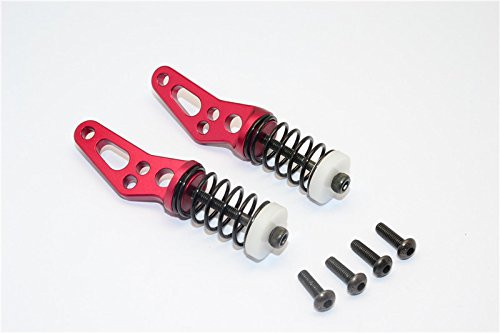 GPM For Vaterra K5 Blazer Ascender Upgrade Parts Aluminum Front Bumper Absorber - 1 Set Red