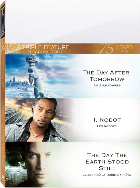 Three Feature Films: The Day After Tomorrow/ The Day the Earth Stood Still/ I,robot