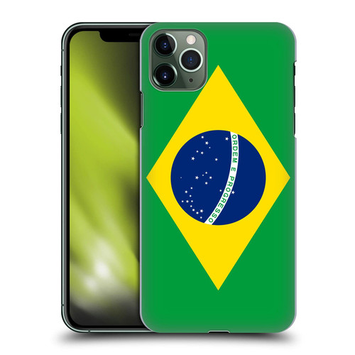 Head Case Designs Brazil Brazilian Brasil Flag Country Flags 1 Hard Back Case Compatible with Apple iPhone 11 Pro Max