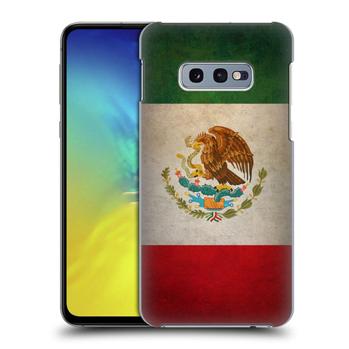 Head Case Designs Mexico Mexican Grunge Country Flags 1 Hard Back Case Compatible with Samsung Galaxy S10e