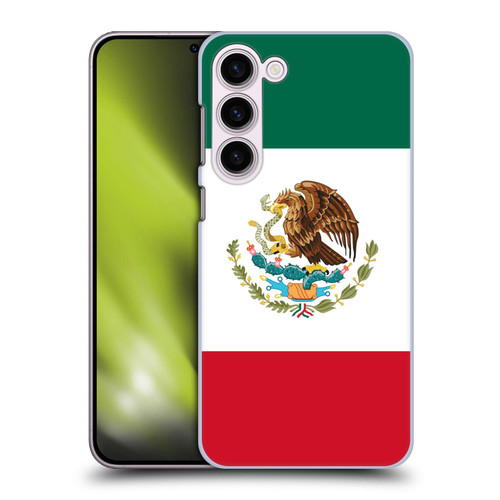 Head Case Designs Mexico Mexican Country Flags 1 Hard Back Case Compatible with Samsung Galaxy S23+ 5G