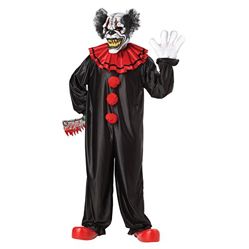 California Costumes Last Laugh The Clown Set, Black/Red, One Size