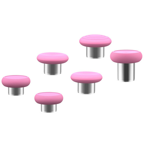 Metal Thumbsticks Replacement for Xbox One Elite Controller Series 2 Model 1797 - Thumb Sticks Kits for Elite Series 2 Core Controller (6-IN-1-Pink)