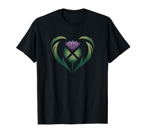 Heart of Scotland Colorful Thistle Saltire Celtic Shirt