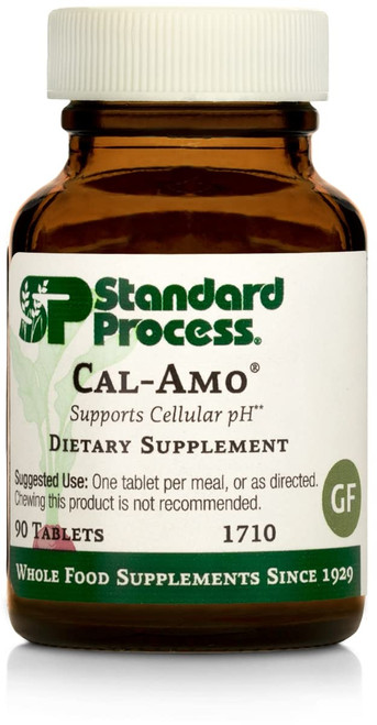 Standard Process Cal-Amo - Cellular pH Support and Lung Support Supplement with Magnesium Citrate, Calcium Chloride, Calcium Lactate, Ammonium Chloride, and More - 90 Tablets
