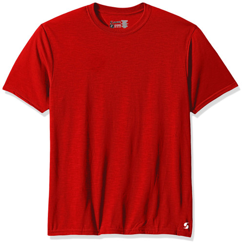 Soffe Men's Performance Dri Release Tee, Red, X-Large