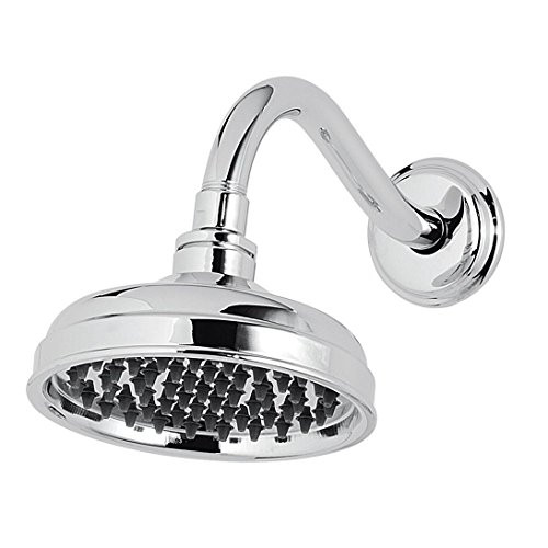 Pfister G15-M95C Marielle Single Function Raincan Showerhead, Shower Arm and Flange in Polished Chrome, 2.0gpm