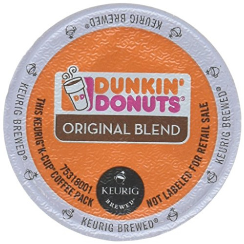 Dunkin Donuts Original Flavor Coffee K-Cups For Keurig K Cup Brewers (64 Count)