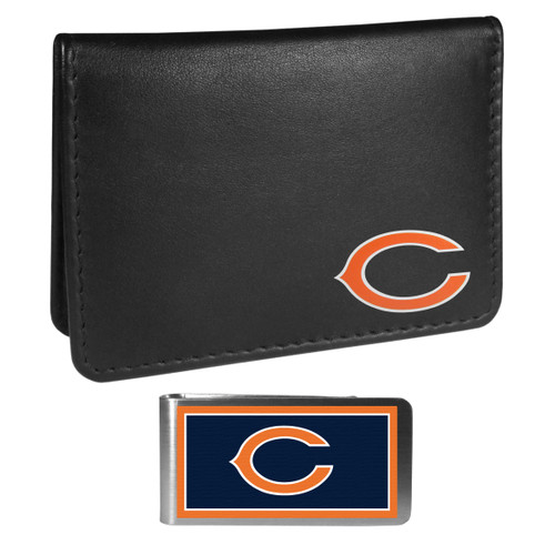 Siskiyou Sports NFL Chicago Bears Weekend Bi-fold Wallet & Color Money Clip, Black, One Size Siskiyou Sports NFL Chicago Bears Weekend Bi-fold Wallet & Color Money Clip, Black, One Size