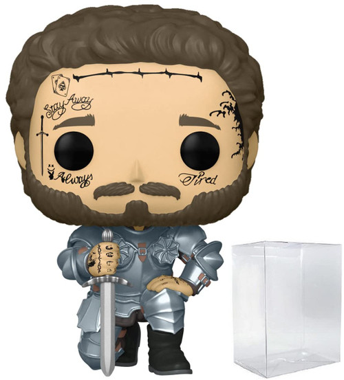 POP Knight Post Malone Funko Rocks Vinyl Figure (Bundled with Compatible Box Protector Case) POP Knight Post Malone Funko Rocks Vinyl Figure (Bundled with Compatible Box Protector Case)